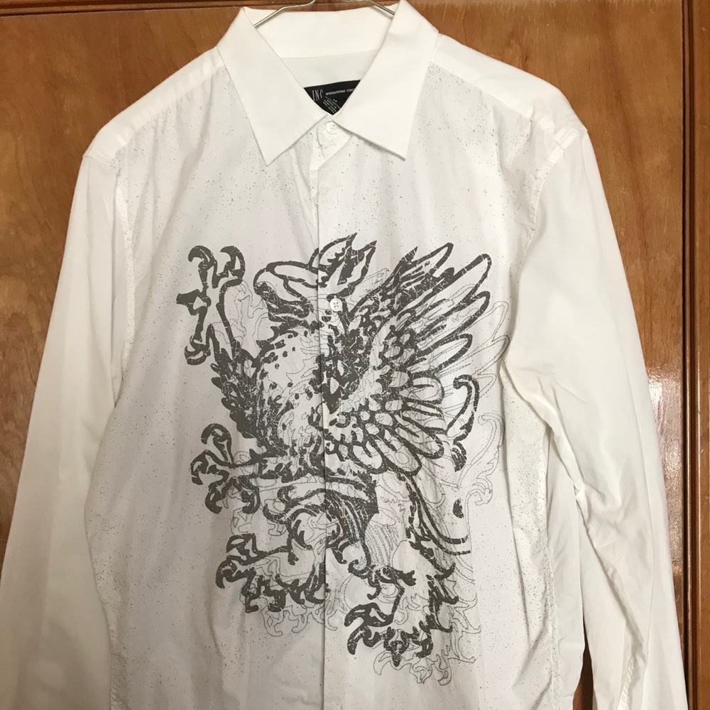 Men’s INC long sleeve Sport shirt Medium.
